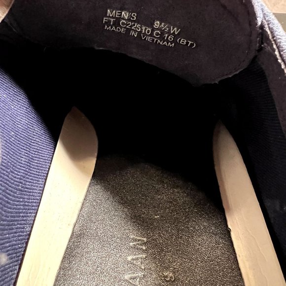 Cole Haan Original Grand Wingtip Oxford Men's 9.5 Wide Blue Shoes - Picture 10 of 10